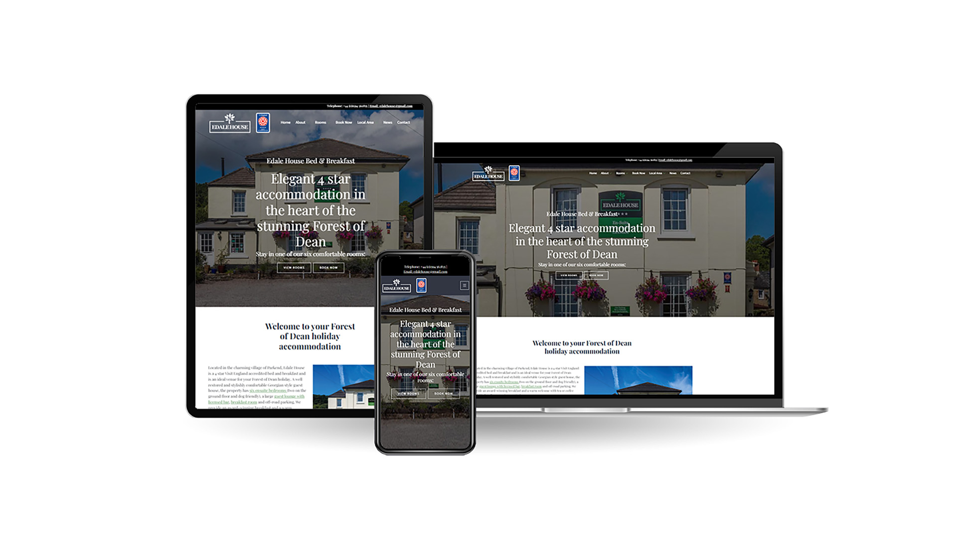 Edale House Bed and Breakfast in the Forest of Dean Marketing Client Case Study