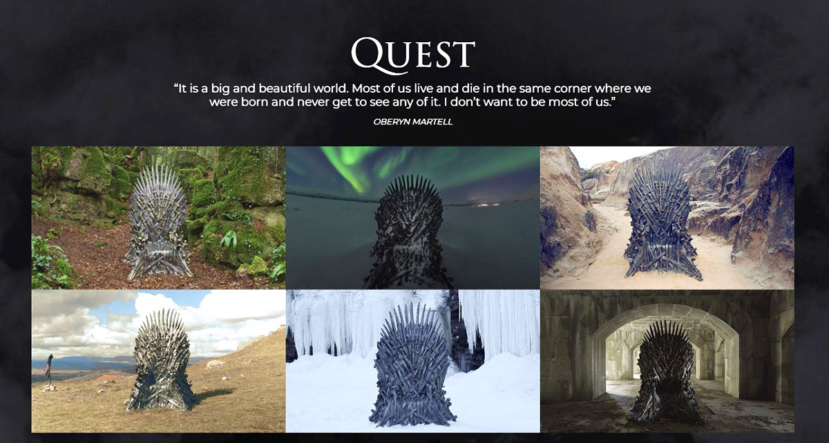 Puzzlewood HBO Quest for the Throne Game of Thrones